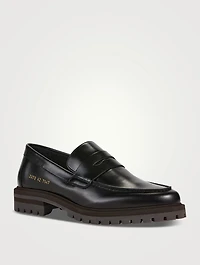 Leather Penny Loafers