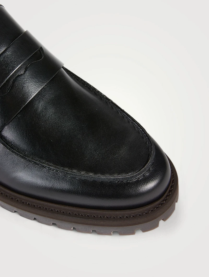 Leather Penny Loafers