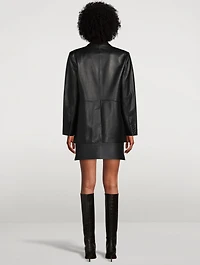 Caprice Leather Blazer