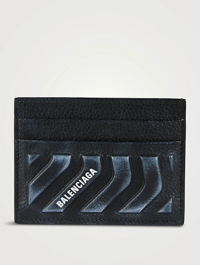 Dirty Car Leather Card Holder