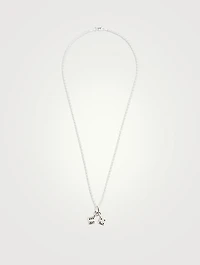 Silver Dice Pendant Necklace