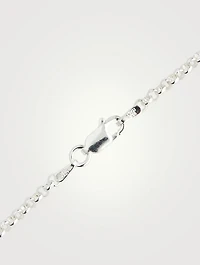 Silver Dice Pendant Necklace