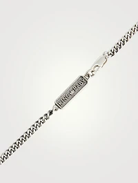 Silver Dagger Pendant Necklace