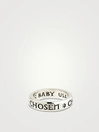 Silver Stackable Chosen Ring