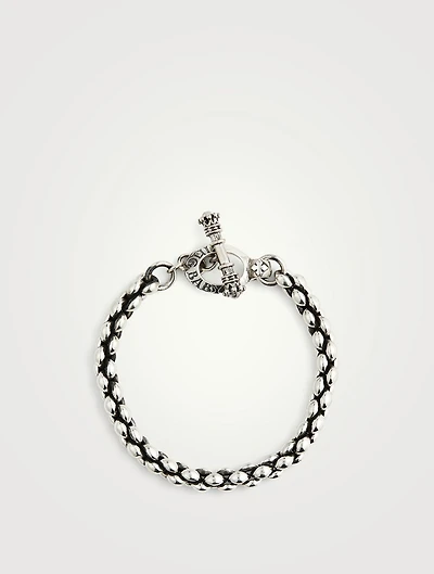 Small Silver Infinity Link Bracelet