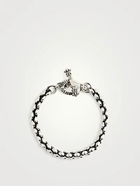 Small Silver Infinity Link Bracelet