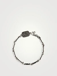 Small Silver Paperclip Bracelet