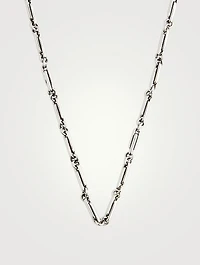 Small Silver 18-Inch Paperclip Necklace