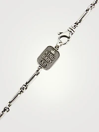 Small Silver 18-Inch Paperclip Necklace