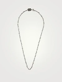Small Silver 24-Inch Paperclip Necklace