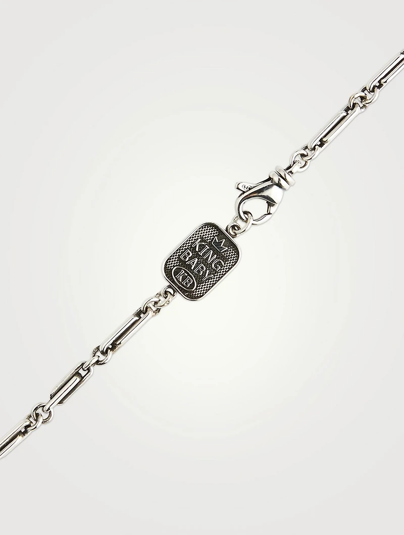 Small Silver 24-Inch Paperclip Necklace