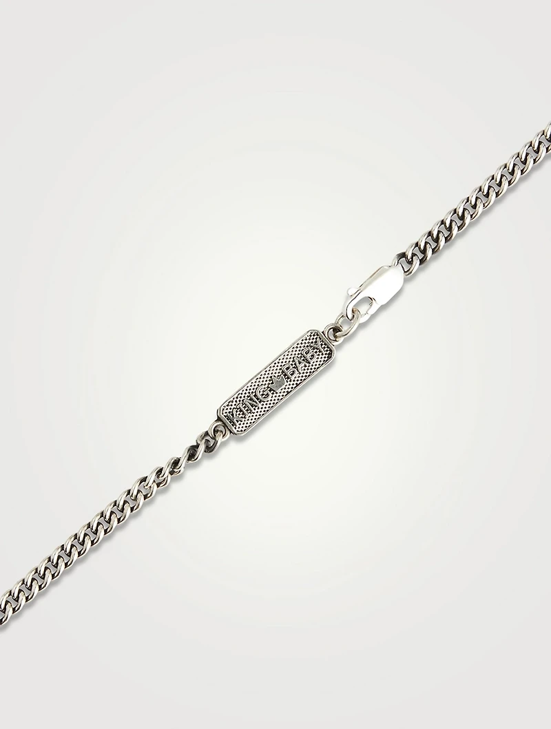 Silver Fine Curb Link Necklace