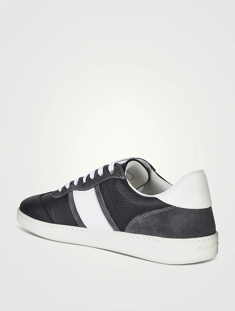 Suede Laced Sneakers