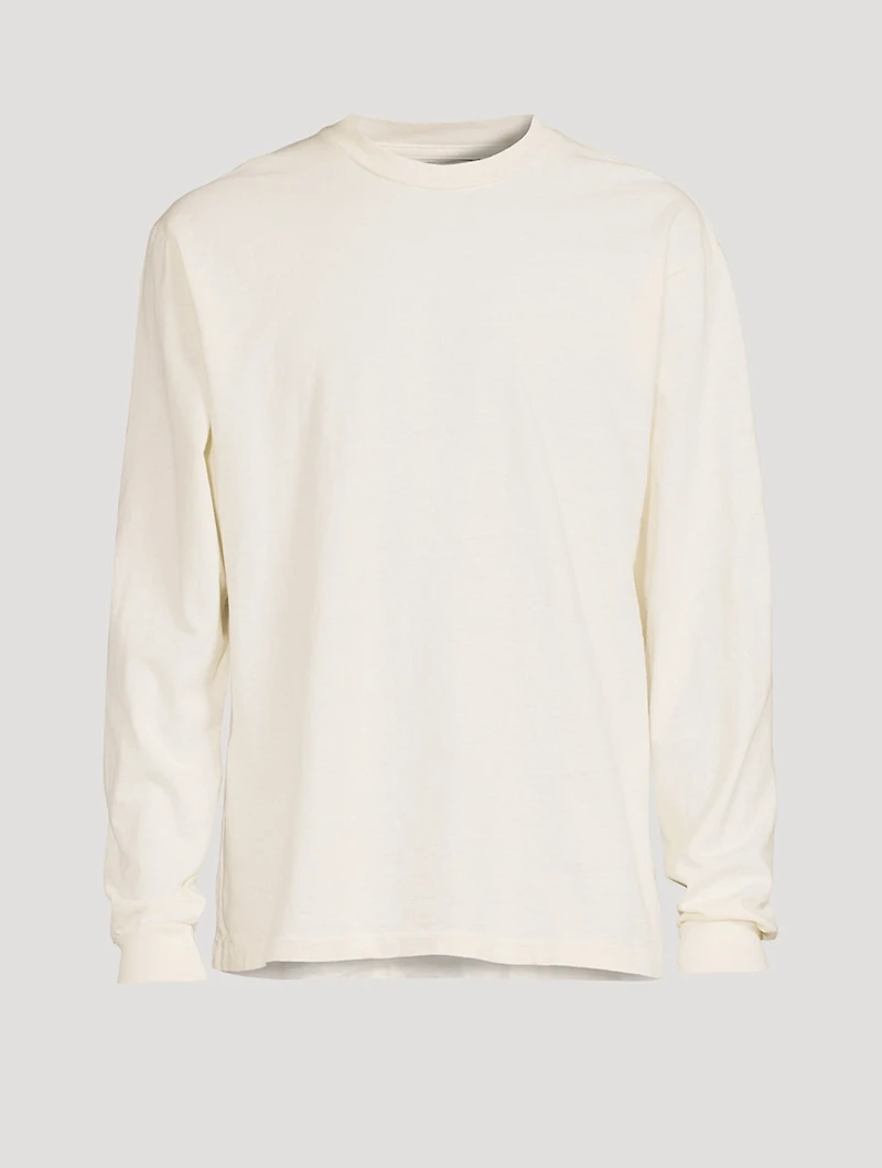 University Cotton Long-Sleeve T-Shirt