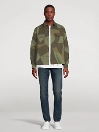 Patchwork Military Shirt