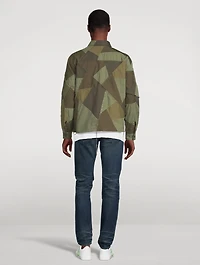 Patchwork Military Shirt