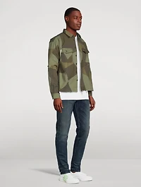 Patchwork Military Shirt