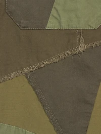 Patchwork Military Shirt