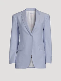 Oxford Elgonated Single-Button Sportcoat