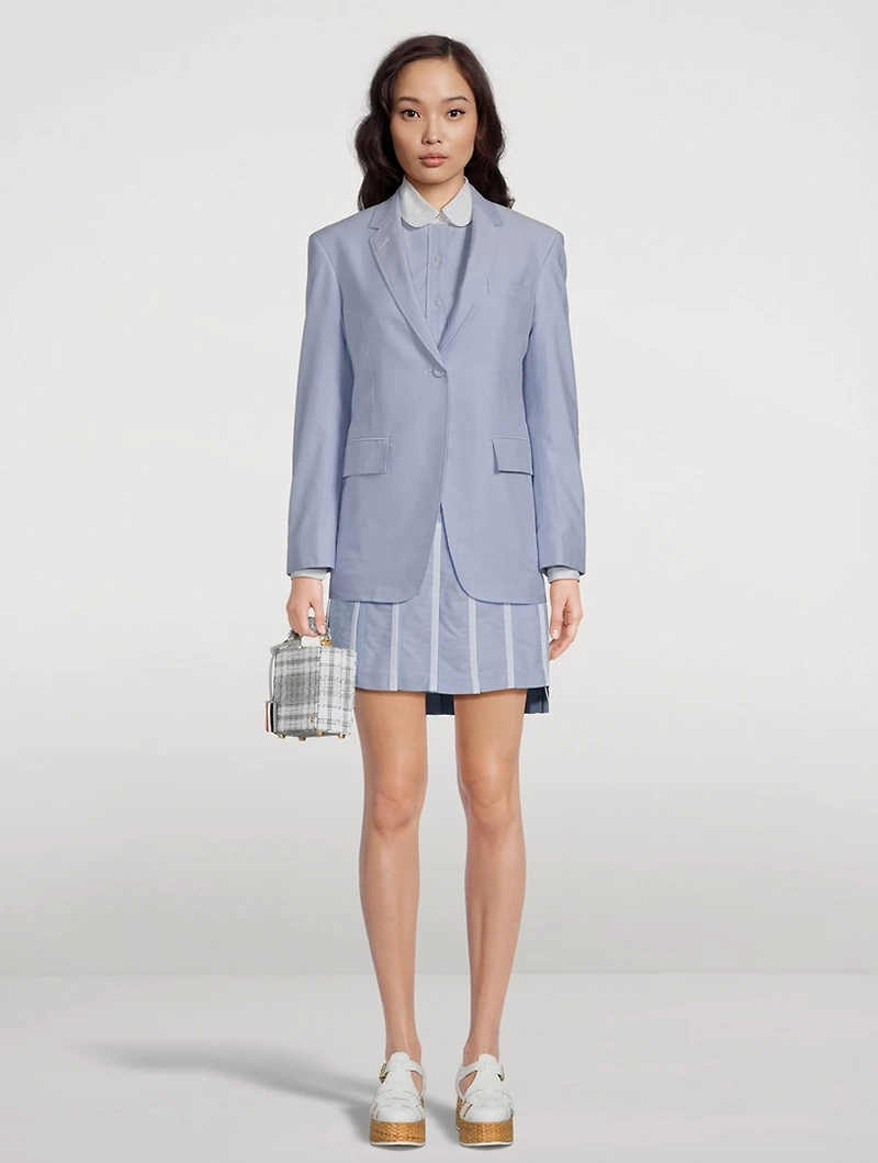 Oxford Elgonated Single-Button Sportcoat