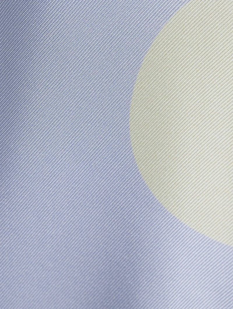 Silk Twill Blouse Polka Dot Print