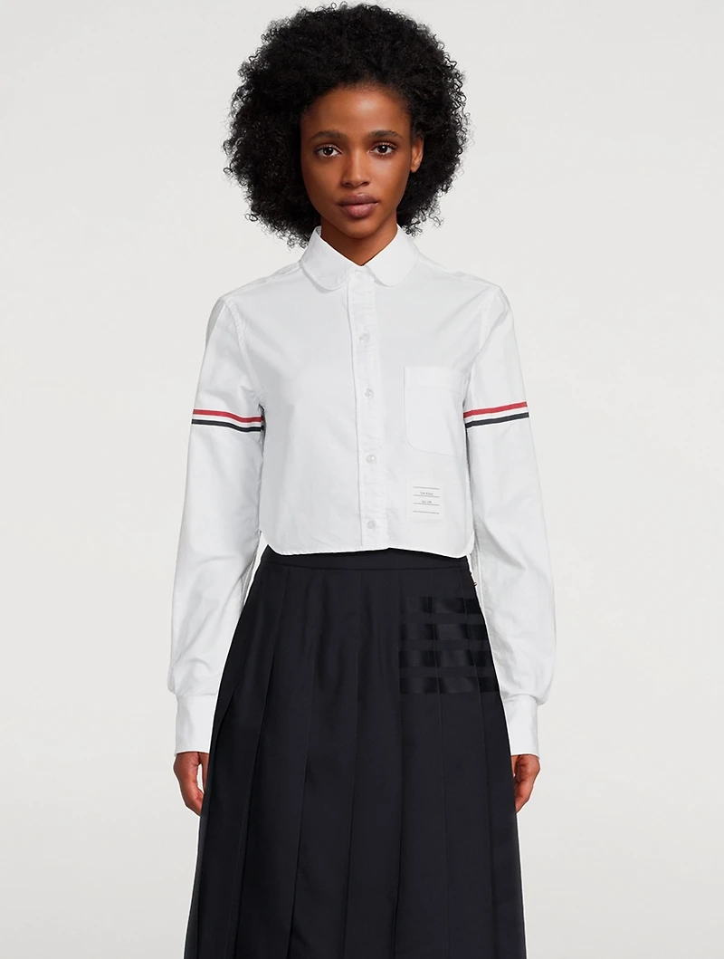 Cropped Oxford Shirt