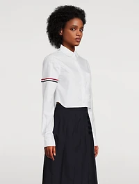 Cropped Oxford Shirt