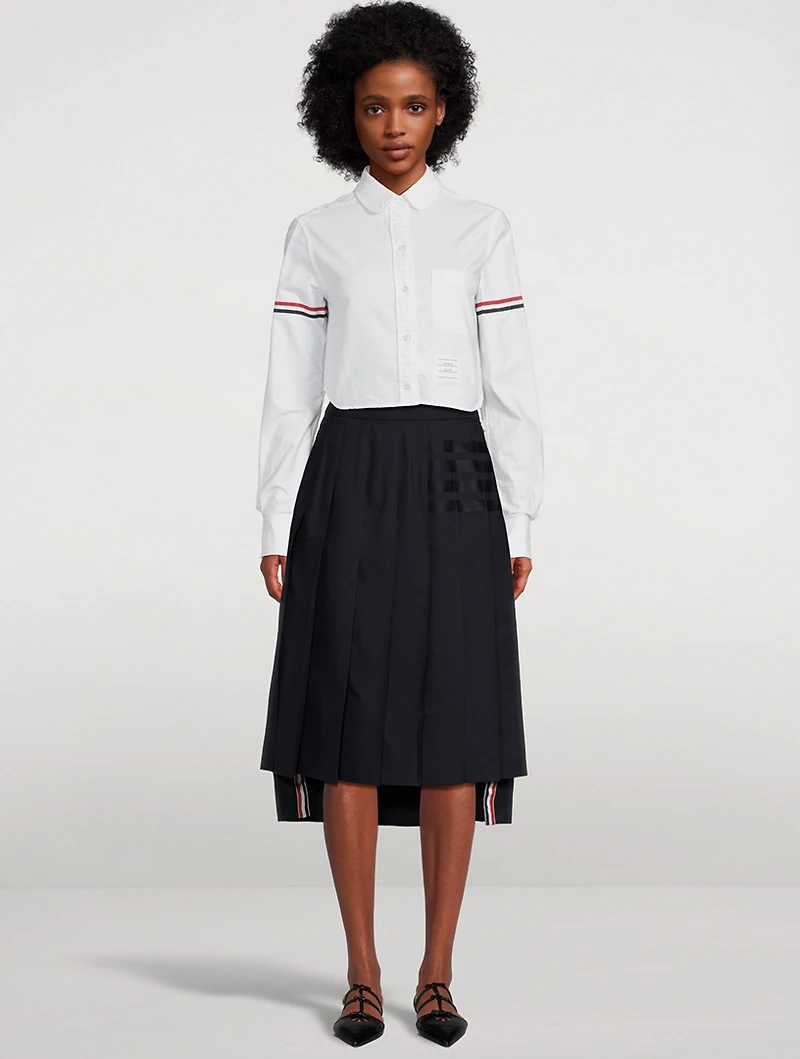 Cropped Oxford Shirt