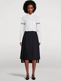 Cropped Oxford Shirt