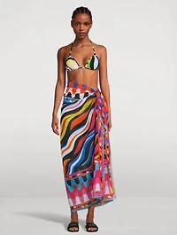 Fiamme Wrap Skirt