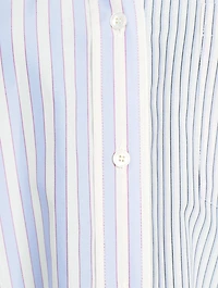 Cotton Shirt Multi-Stripe Print
