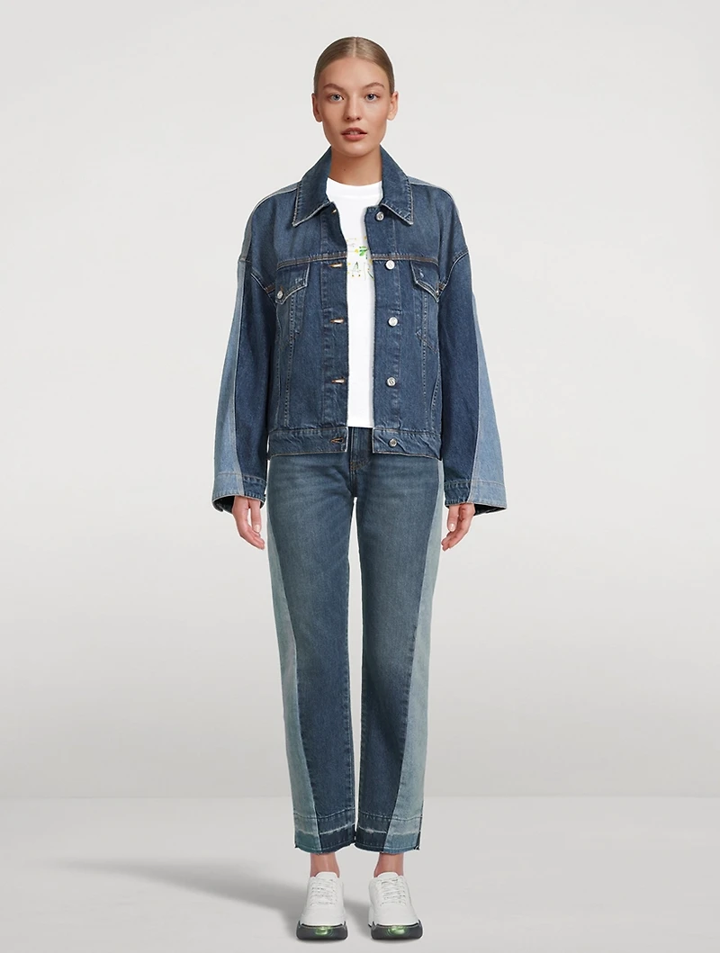 Bi-Colour Denim Jacket