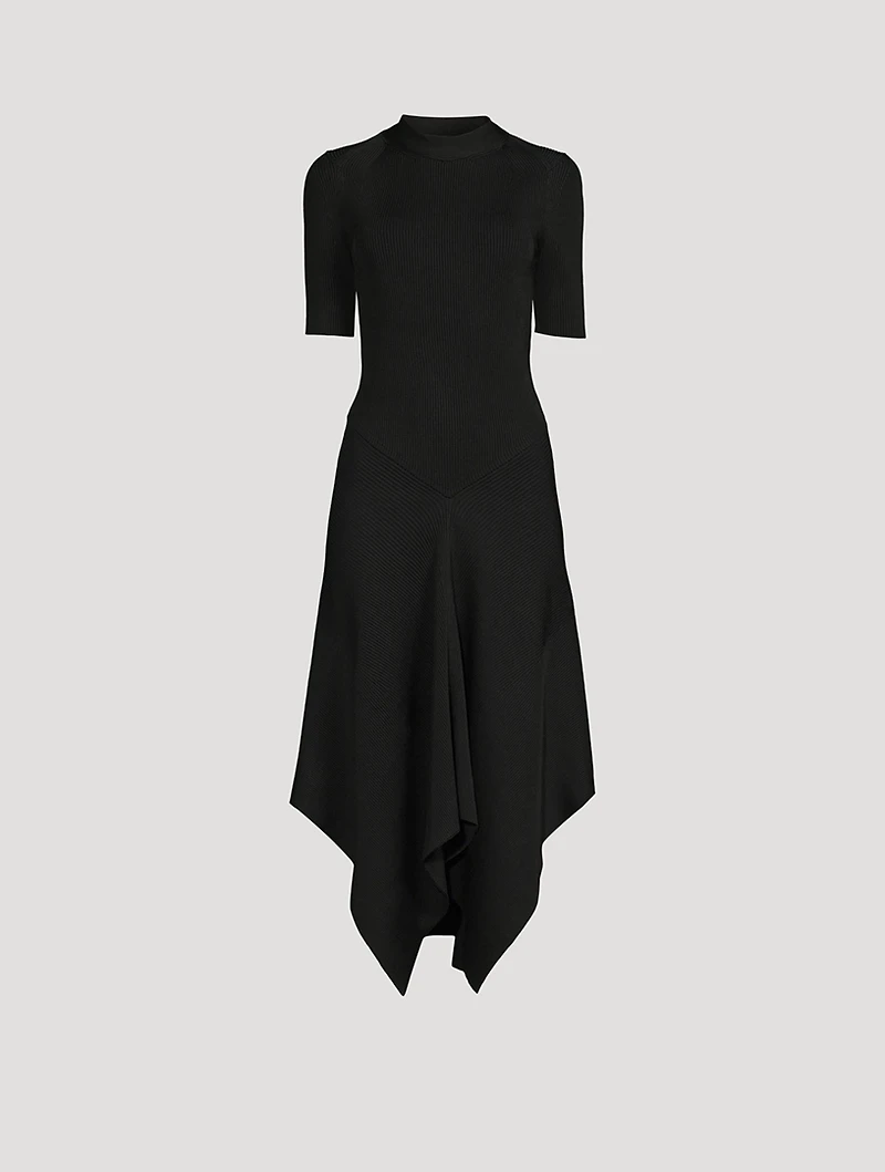 Compact Knit Midi Dress