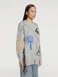 Folk Alpaca And Mohair Sweater