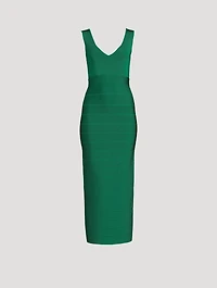 Icon Plunging V-Neck Gown