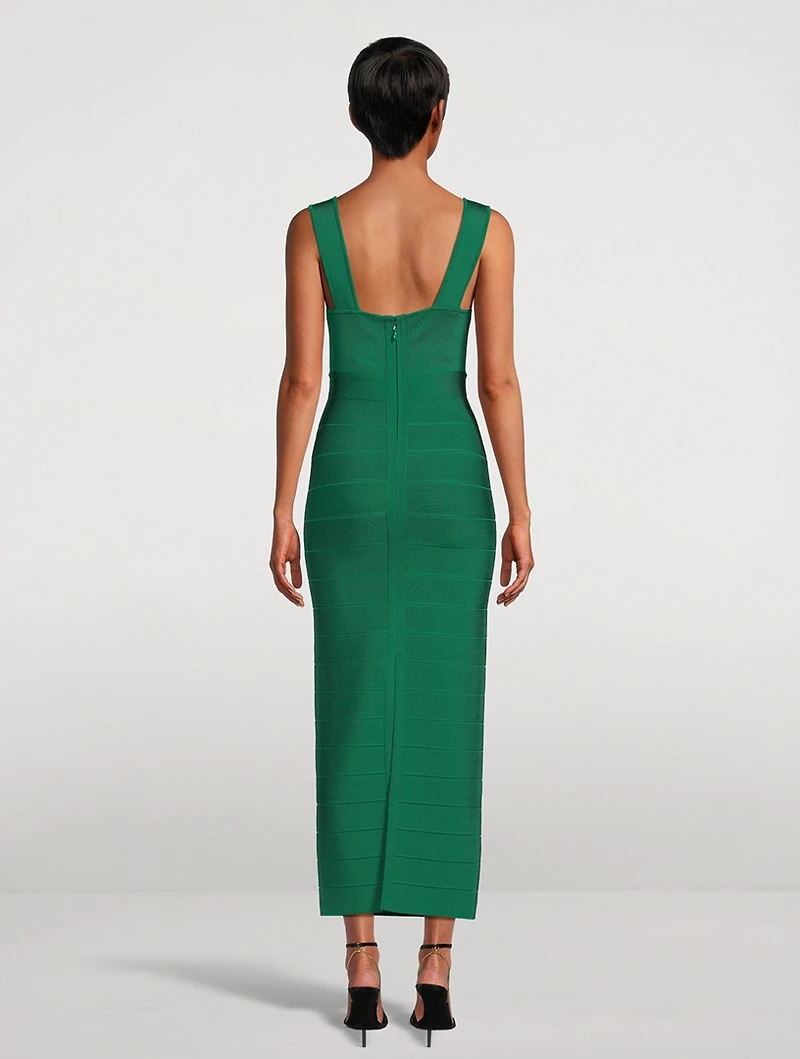 Icon Plunging V-Neck Gown