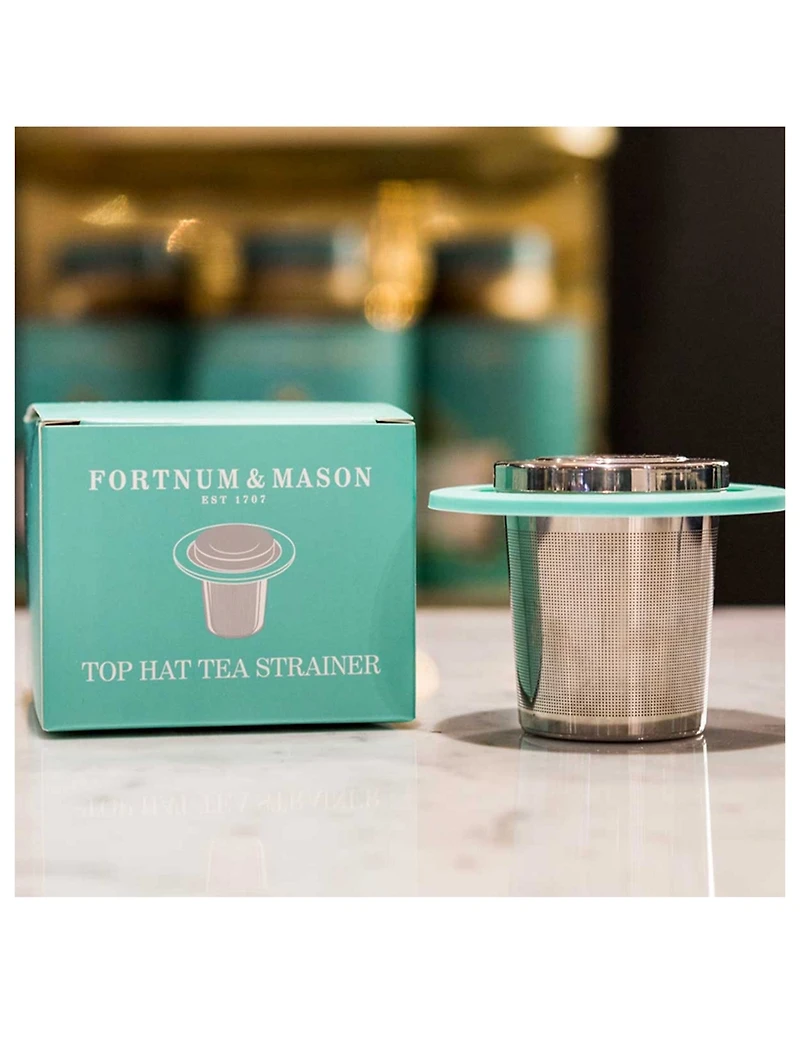 Eau De Nil Top Hat Tea Strainer