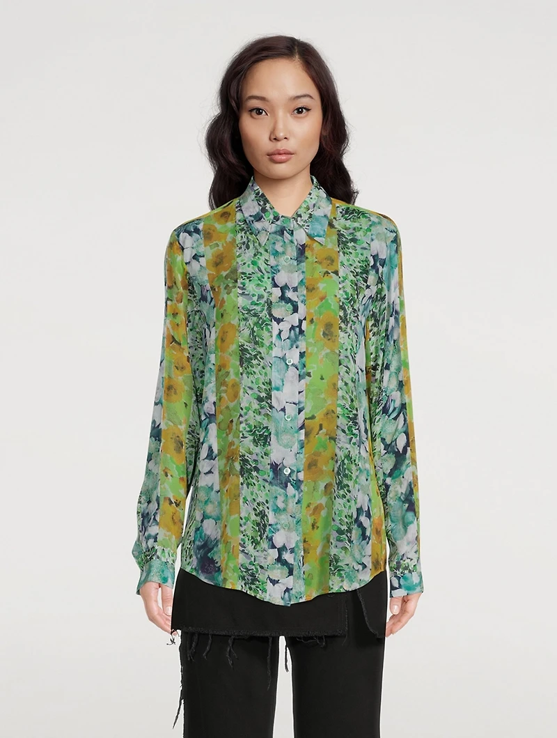 Celinda Shirt Patchwork Floral Print