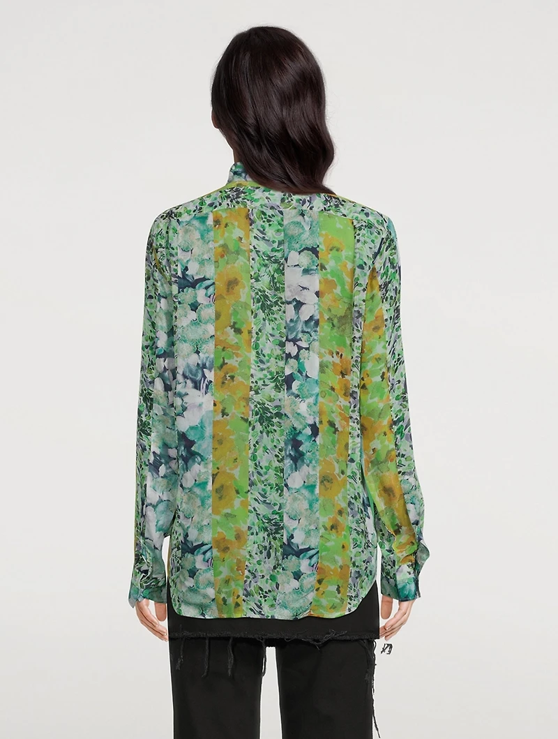 Celinda Shirt Patchwork Floral Print