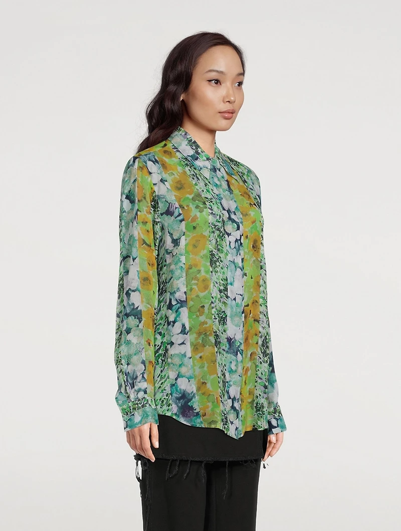Celinda Shirt Patchwork Floral Print