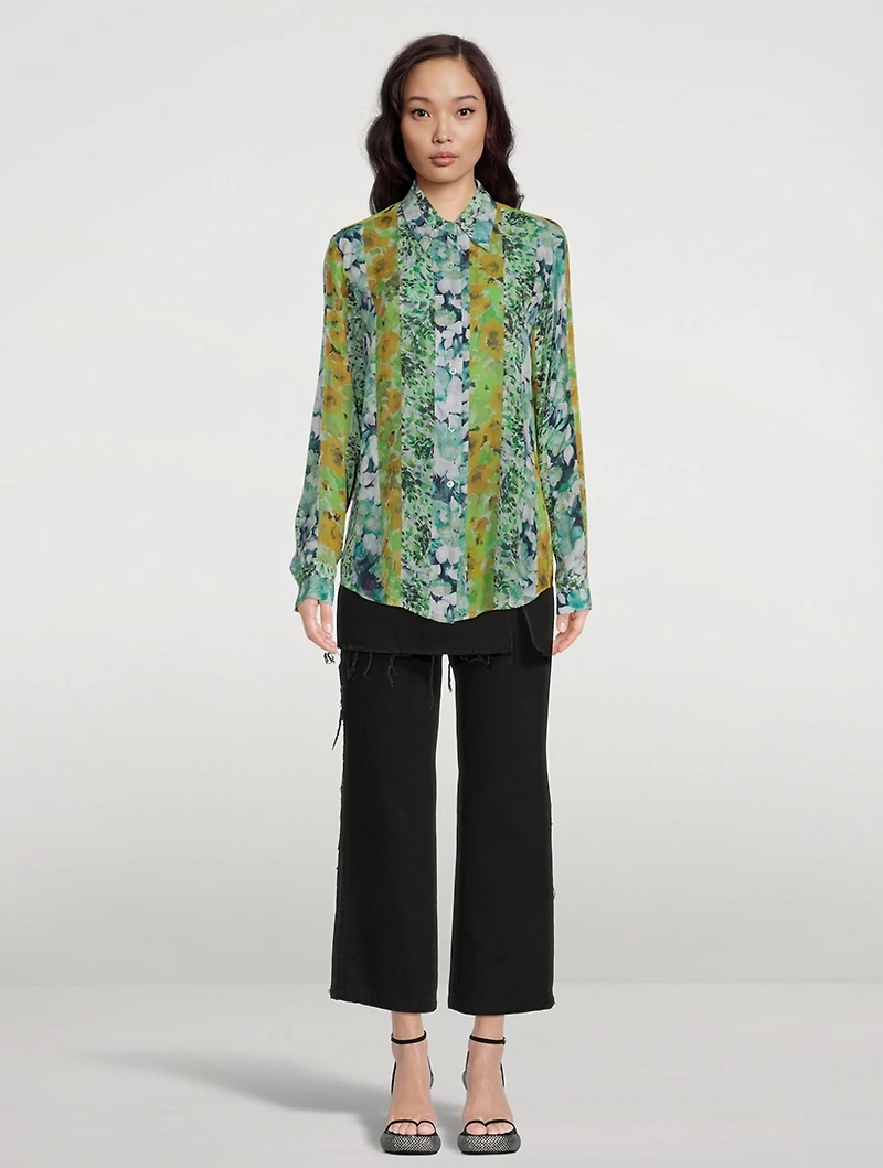 Celinda Shirt Patchwork Floral Print