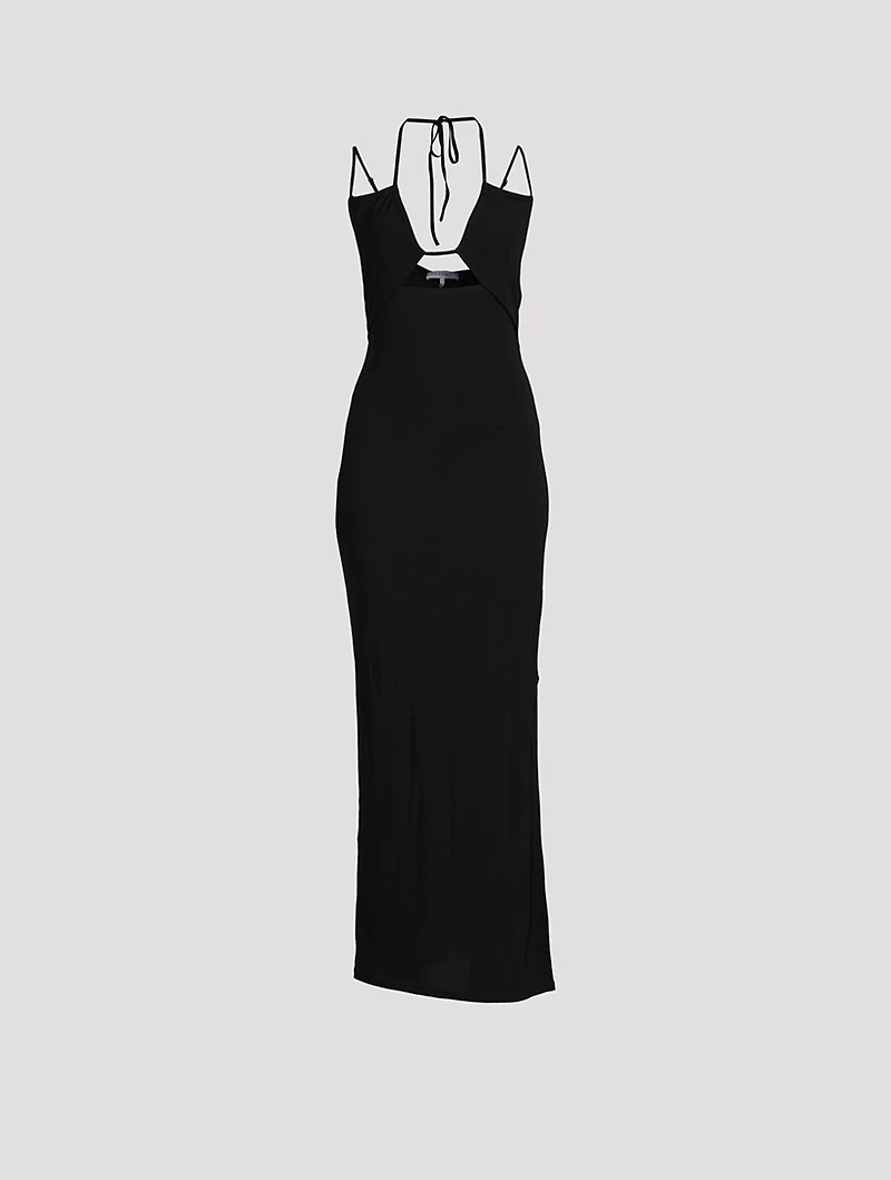 Strappy Knit Maxi Dress