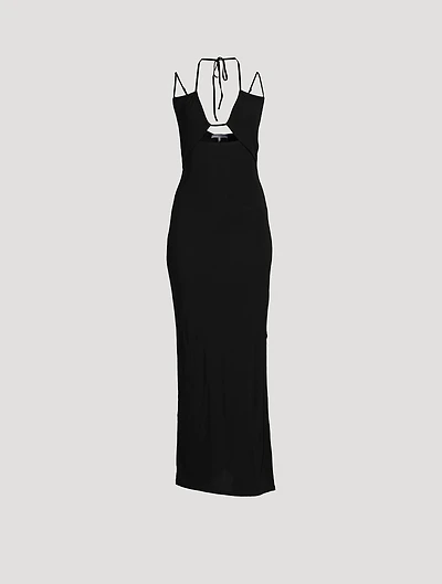 Strappy Knit Maxi Dress