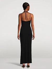 Strappy Knit Maxi Dress