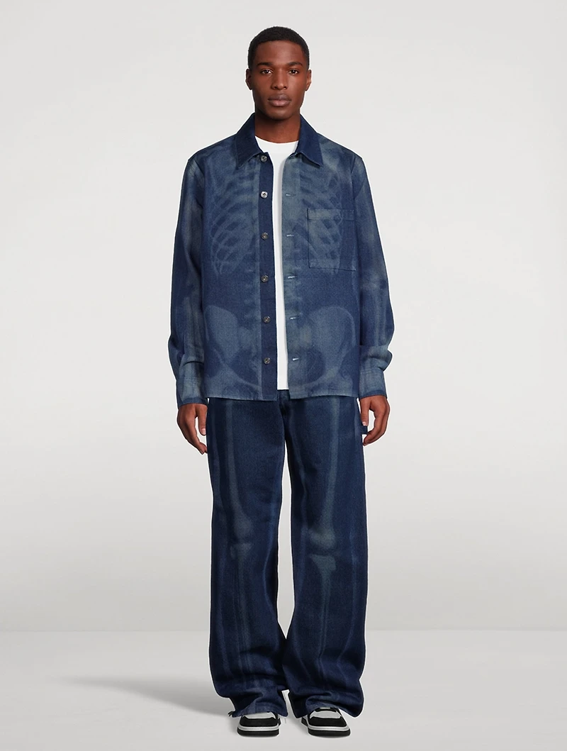 Body Scan Straight-Leg Jeans