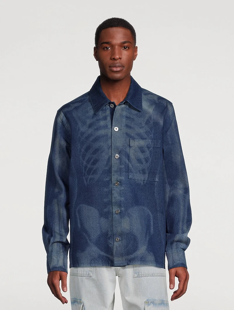 Body Scan Denim Shirt