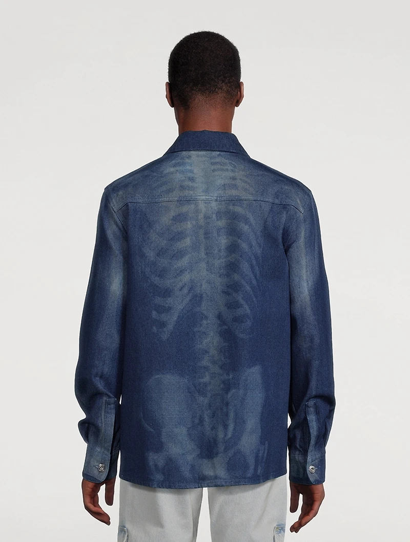 Body Scan Denim Shirt