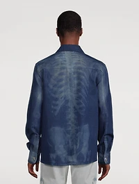 Body Scan Denim Shirt