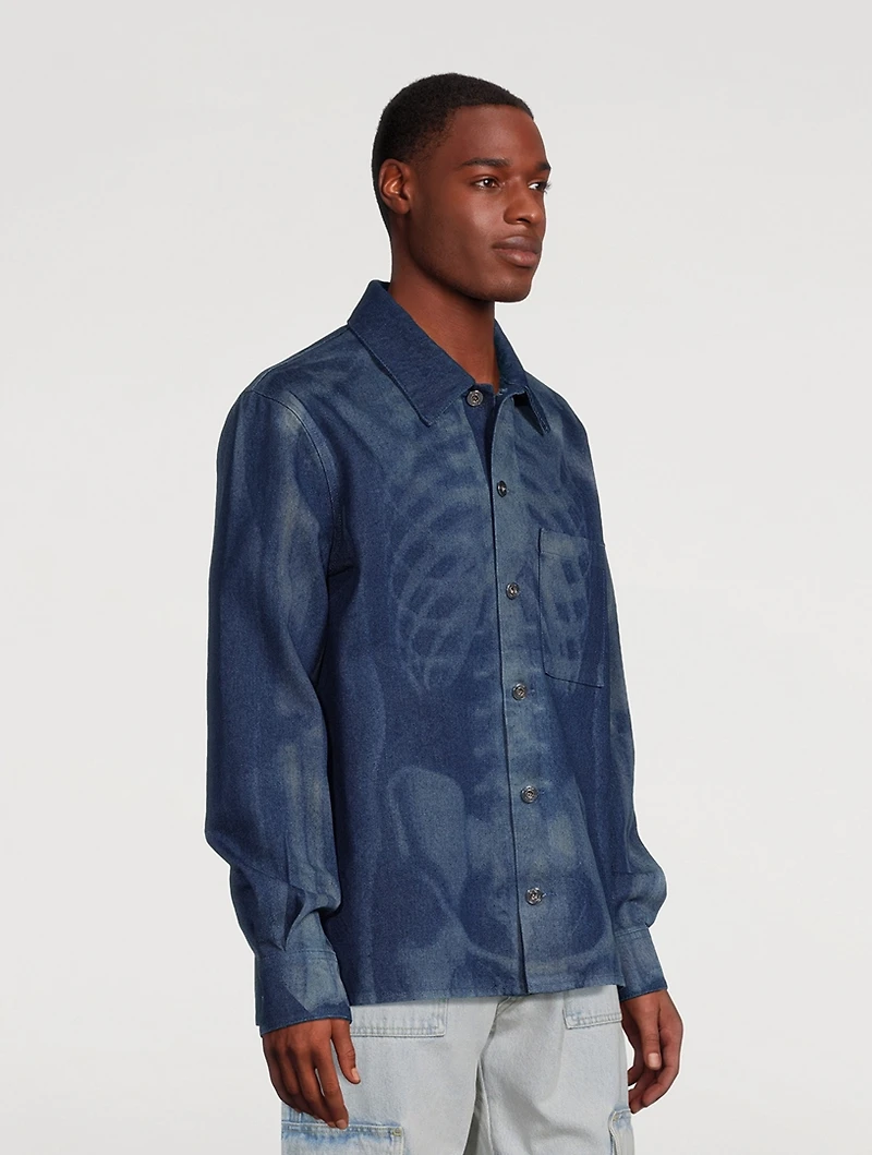 Body Scan Denim Shirt