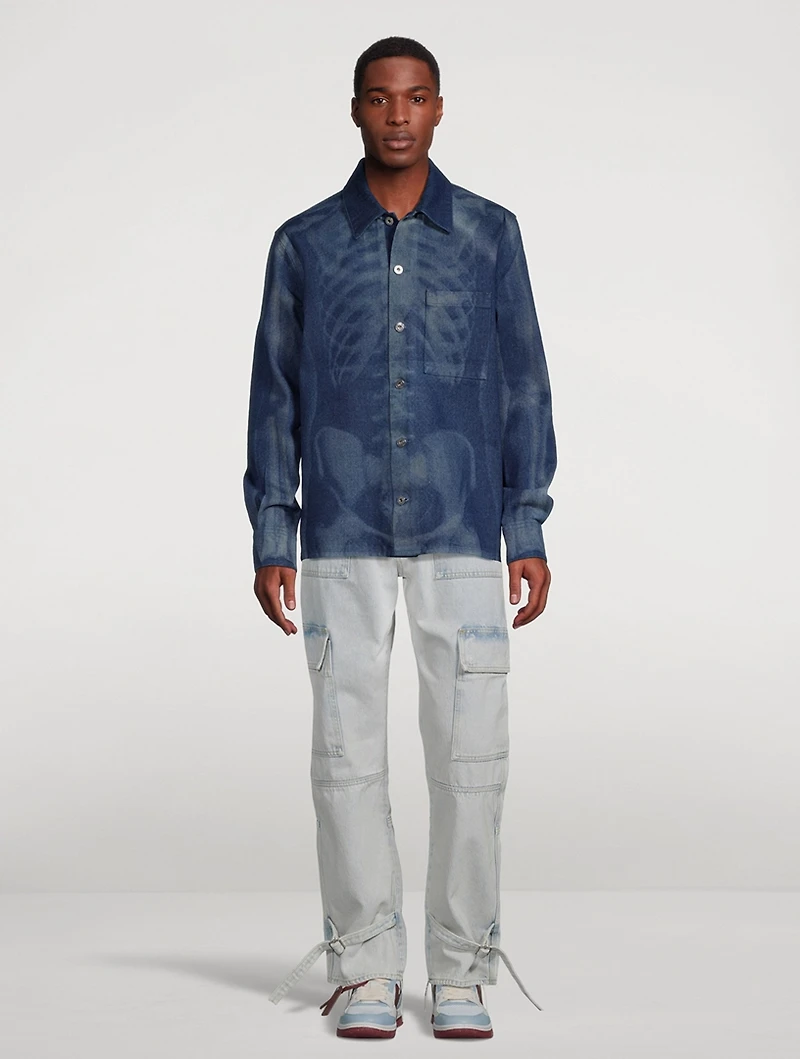 Body Scan Denim Shirt